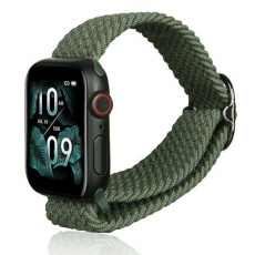 Beline - Beline Apple Watch (42/44/45/49mm) Armband Textile - Grön