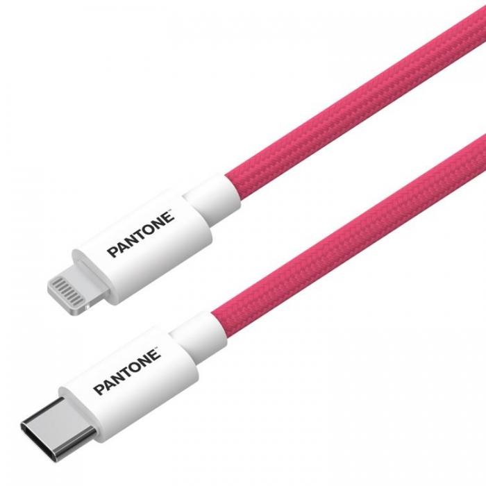 PANTONE - PANTONE USB-C till Lightning kabel PT-CTL002-5 MFi 184C 1.5m