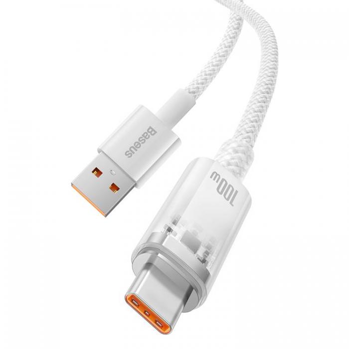 BASEUS - Baseus USB Till USB-C Kabel 100W 1m Smart Temperature Control