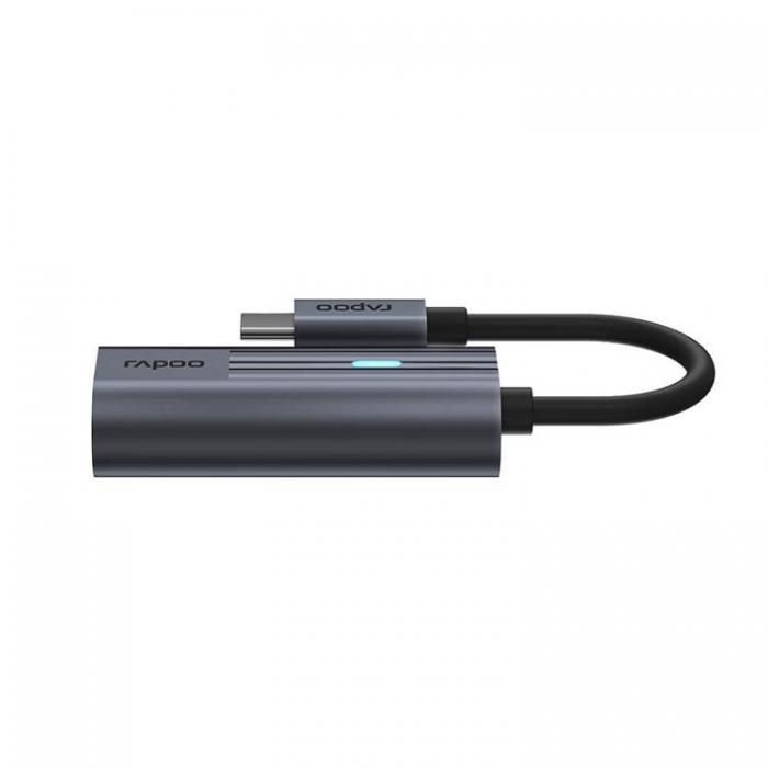 Rapoo - RAPOO Adapter UCA-1002 USB-C till 3.5 mm Ljud