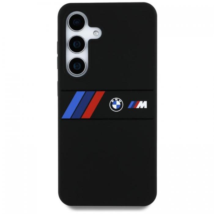 BMW - BMW Galaxy S25 Ultra Mobilskal MagSafe Middle Tricolor Stripes - Svart