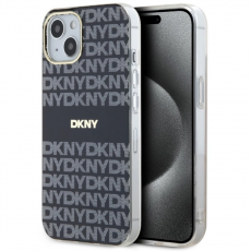 DKNY - DKNY iPhone 15/14/13 Mobilskal Magsafe IML Mono & Stripe - Svart