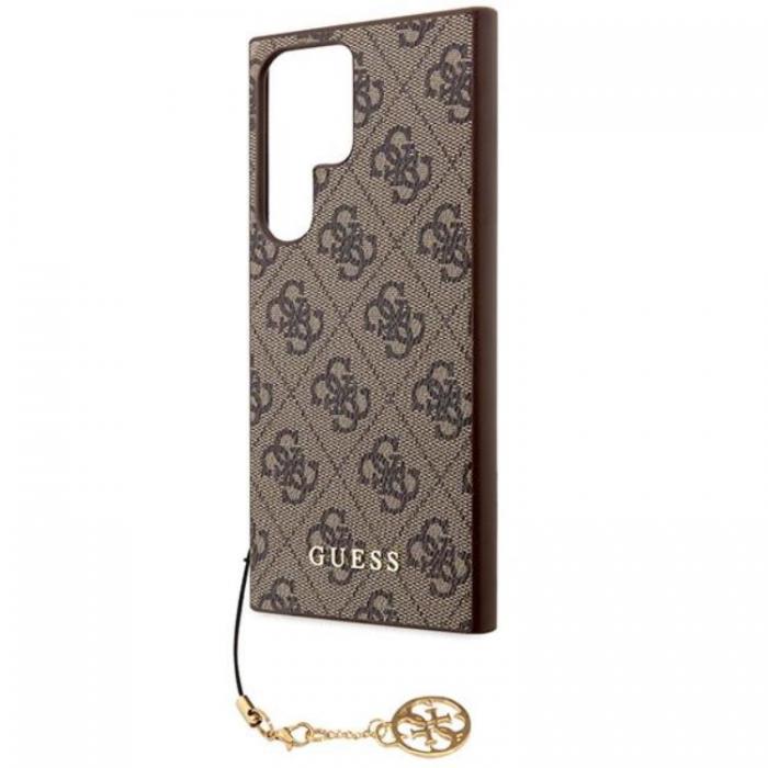 Guess - Guess Galaxy S24 Ultra Mobilskal Charms Collection - Brun