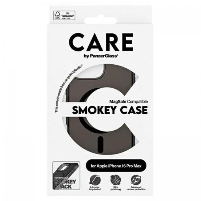 PanzerGlass - CARE By PanzerGlass iPhone 16 Pro Max Mobilskal MagSafe - Smokey