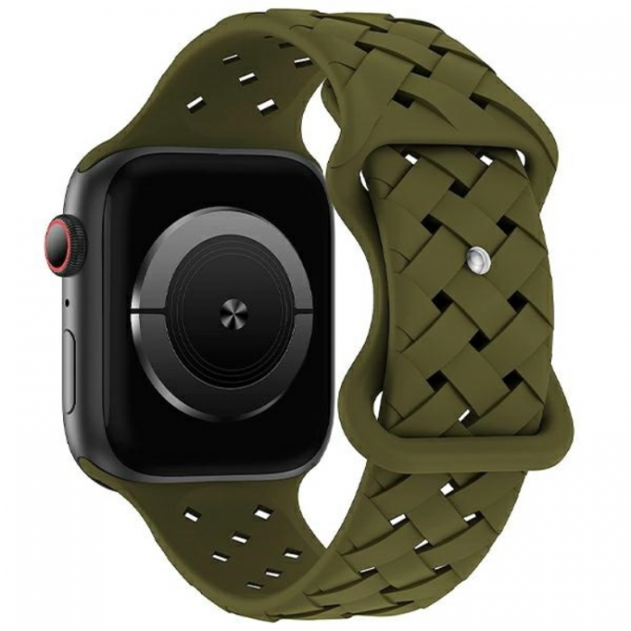 Beline - Beline Apple Watch (38/40/41mm) Armband Silikon Woven - Oliver