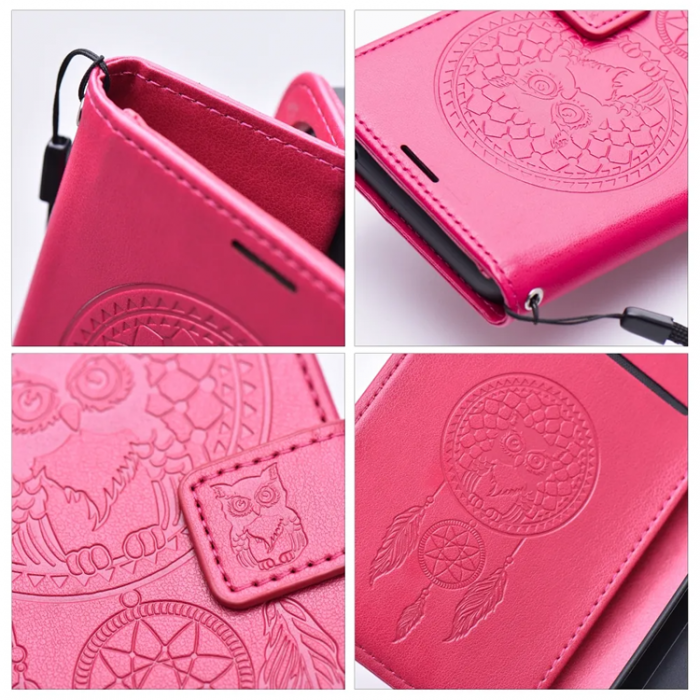 A-One Brand - Galaxy S24 FE Plnboksfodral Mezzo - Dreamcatcher Magenta