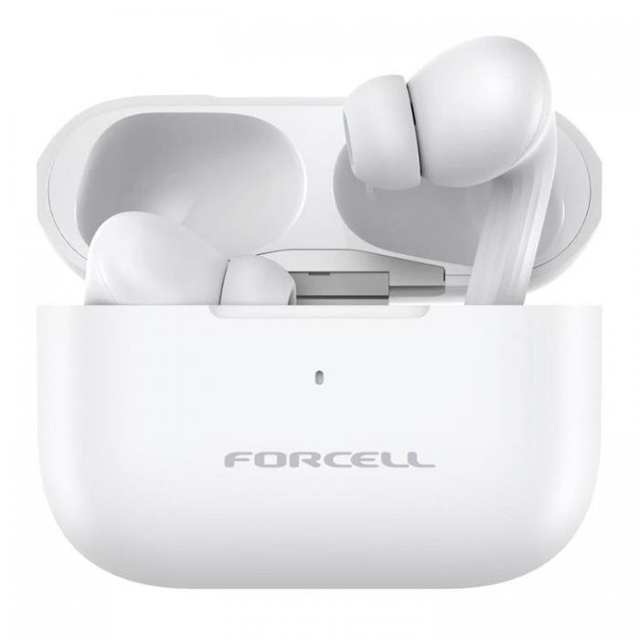 Forcell - Forcell Trdlsa In-Ear Hrlurar TWS F-Audio - Vit