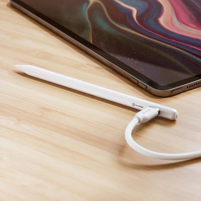 ALOGIC - Alogic iPad Stylus Penna med USB-C och Trdls Laddning - Vit