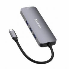 Verbatim - Verbatim 8in1 HUBB USB-C Multiport Adapter med microSD