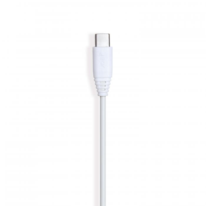 GEAR - GEAR Laddkabel USB-C till USB-A kabel 2.0 0.3m Vit Rund