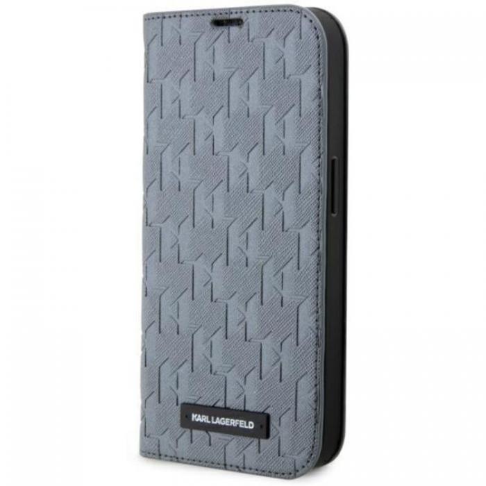 KARL LAGERFELD - Karl Lagerfeld iPhone 14 Pro Plnboksfodral Saffiano Monogram