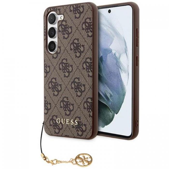 Guess - Guess Galaxy S24 Plus Mobilskal Charms Collection - Brun