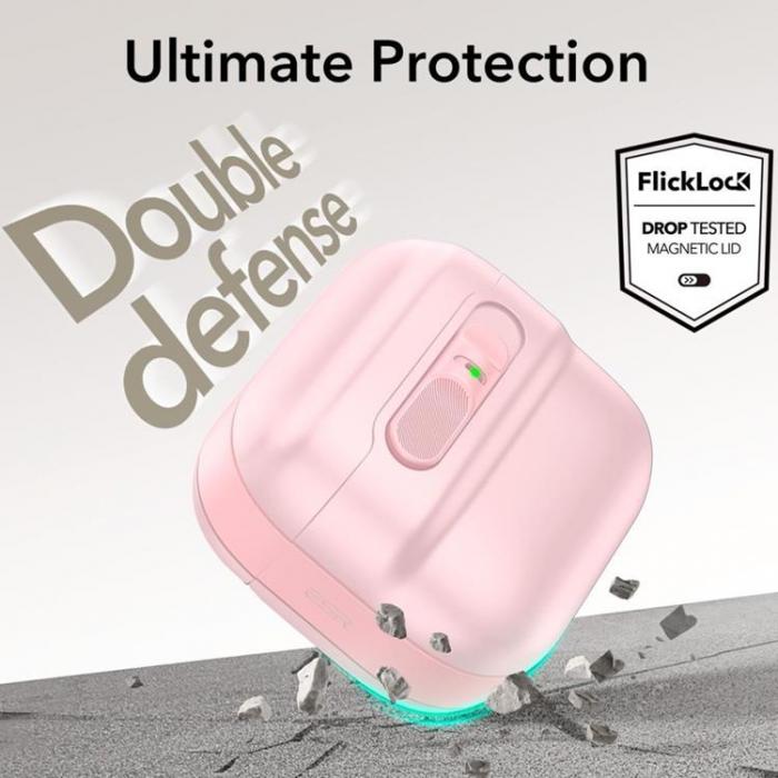 ESR - ESR Airpods 4 Skal Magsafe Halolock - Rosa