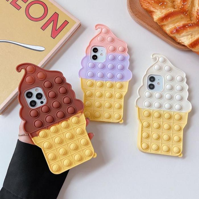 OEM - Ice Cream Skal iPhone 11 - Rosa/Lila