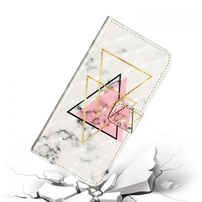 A-One Brand - iPhone 14 Pro Max Plnboksfodral 3D Pattern - Triangle