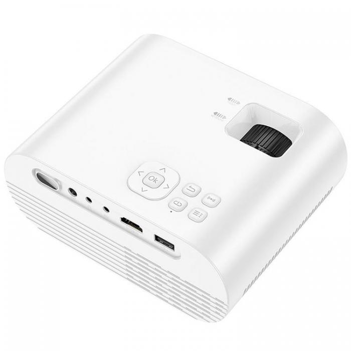 Hoco - Hoco Projektor Wi-Fi Bluetooth 720P DT1 - Vit