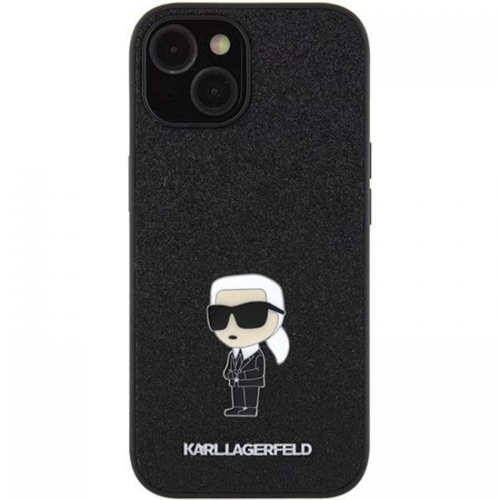 KARL LAGERFELD - KARL LAGERFELD iPhone 15 Mobilskal Fixed Glitter Ikonik