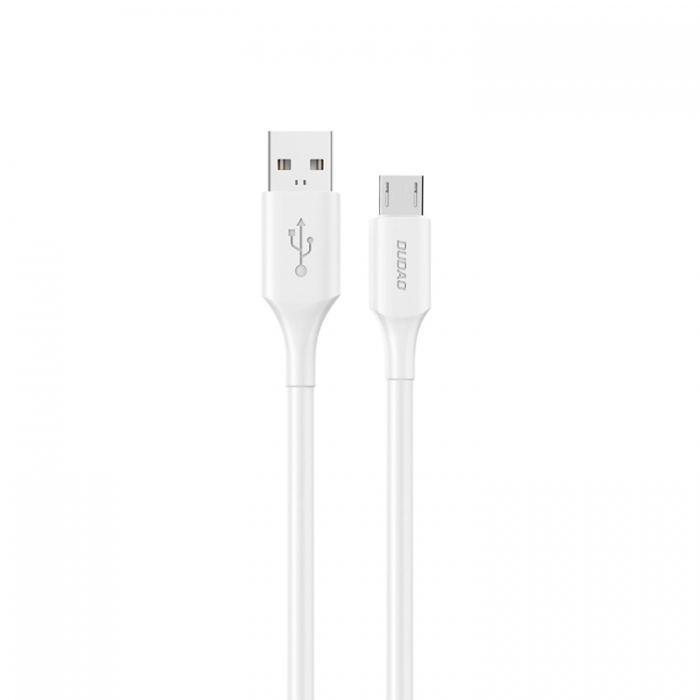 Dudao - Dudao L2SM USB-A till micro-USB Kabel 6A 1.2m - Vit