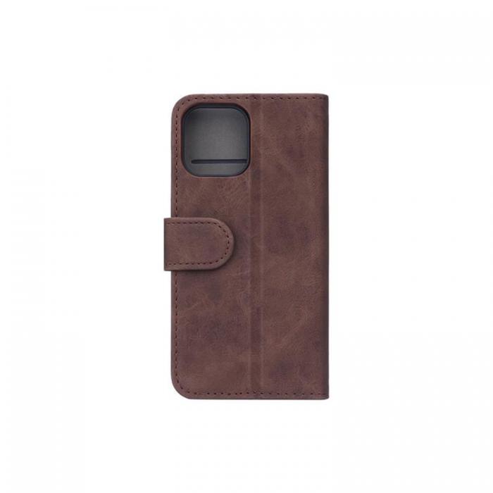 GEAR - GEAR MobilPlnboksfodral Nubuck PU iPhone 12 / 12 Pro - Brun