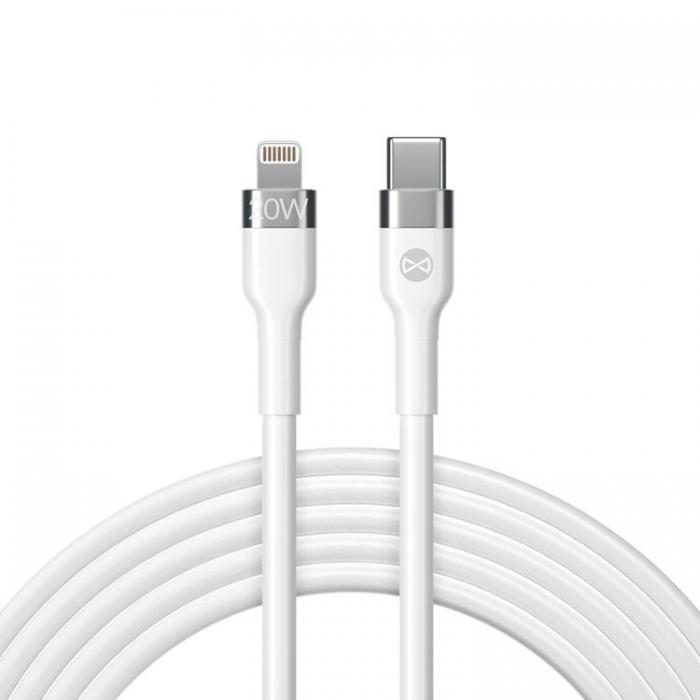 Forever - Forever Flexible USB-C till Lightning kabel 1m 20W - Vit