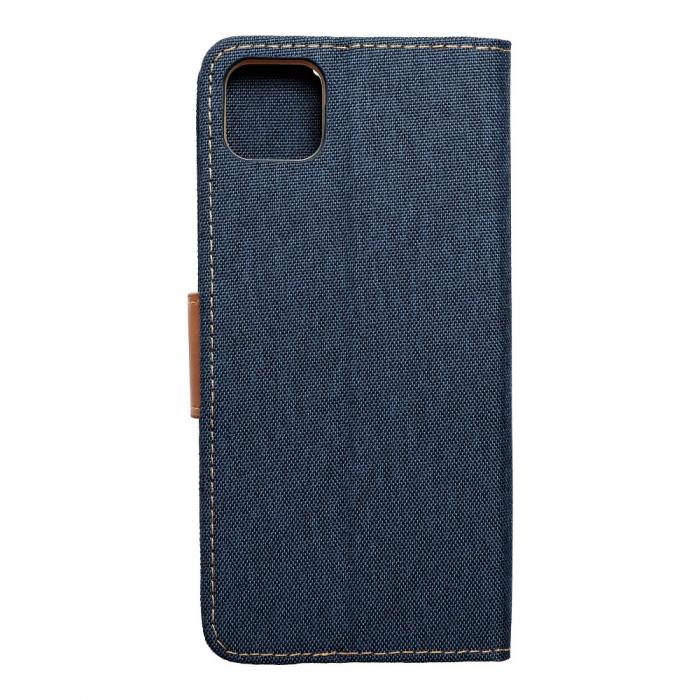 OEM - CANVAS fodral till Samsung A22 5G navy Bl