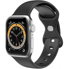 Celly - Celly Apple Watch (38/40/41mm) Armband Silikon - Svart