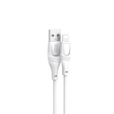 XO - XO USB-A Till Lightning Kabel 1m 2.4A NB238 - Vit