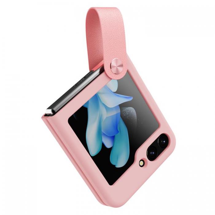 Nillkin - Nillkin Galaxy Z Flip 5 Mobilskal Flex Flip - Peach