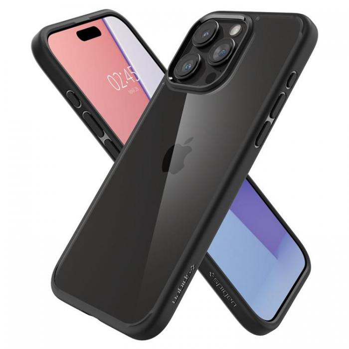 Spigen - Spigen iPhone 15 Pro Mobilskal Ultra Hybrid - Matte Svart