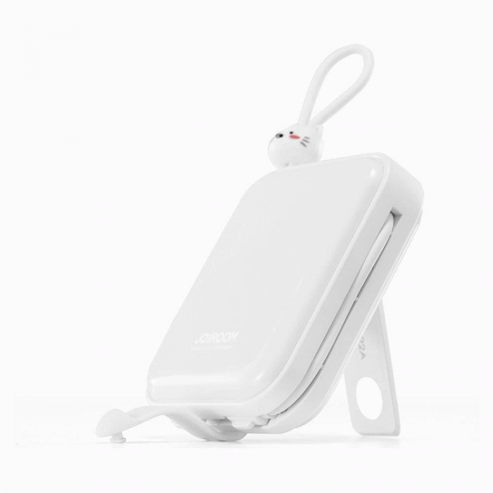 Joyroom - Joyroom Powerbank 10000mAh 22.5W Cutie Series Stativ - Vit