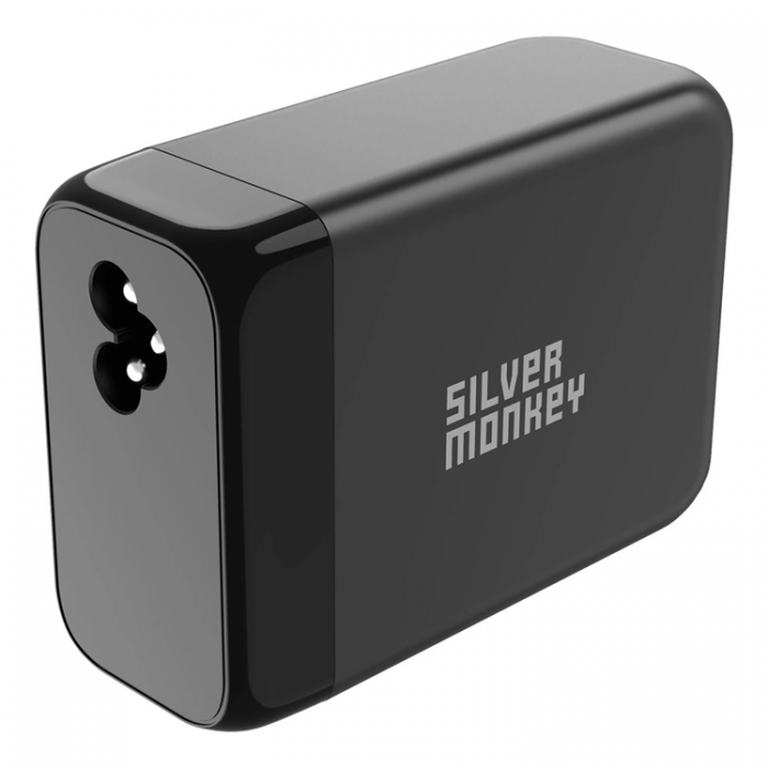 Silver Monkey - Silver Monkey SMA156 200W 3xUSB-C PD USB-A QC 3.0 GaN Laddare