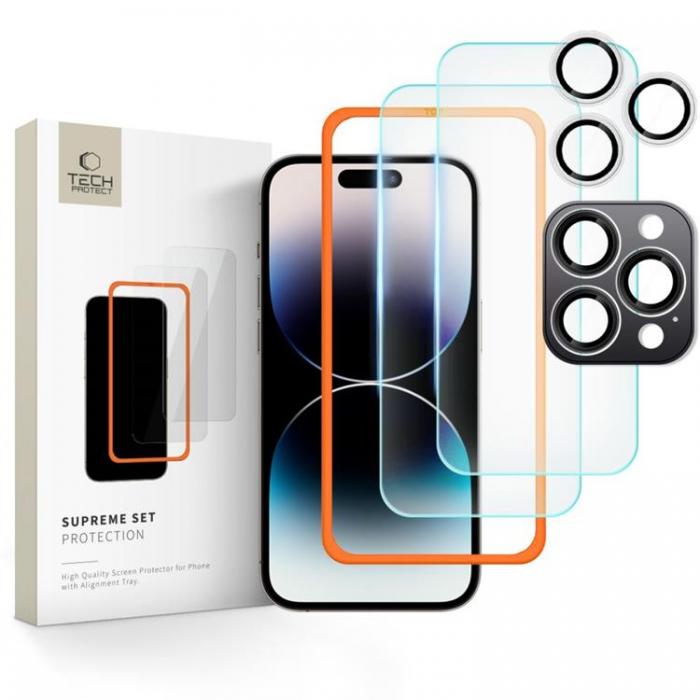 Tech-Protect - Tech-Protect [3-Pack] iPhone 16 Pro Hrdat Glas Skrmskydd Supreme