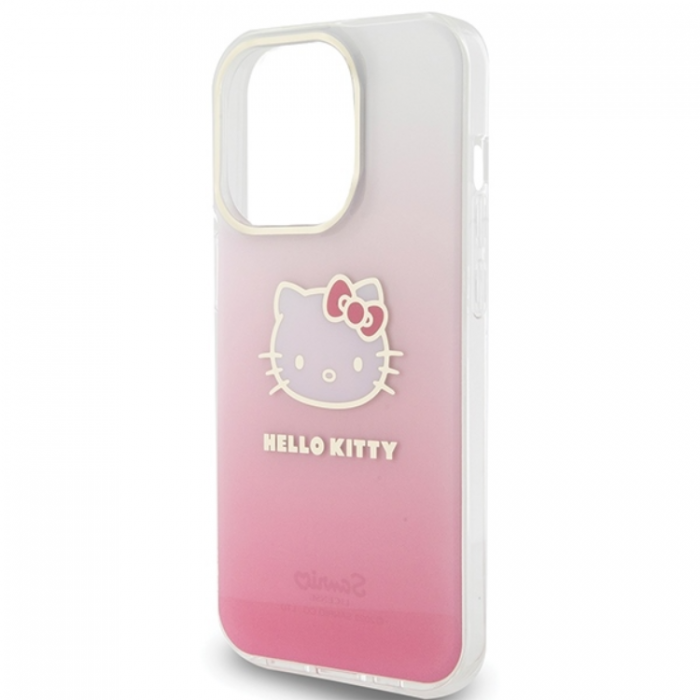 Hello Kitty - Hello Kitty iPhone 14 Pro Mobilskal Kitty Head - Rosa