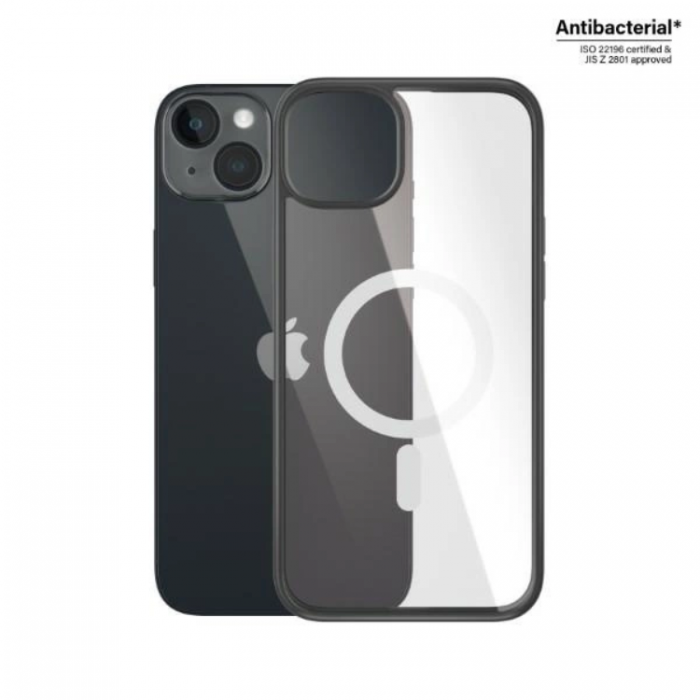 PanzerGlass - PanzerGlass iPhone 14 Plus Mobilskal Magsafe - Transparent/Svart