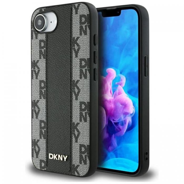 DKNY - DKNY iPhone 16e Mobilskal MagSafe Lder Checkered Mono