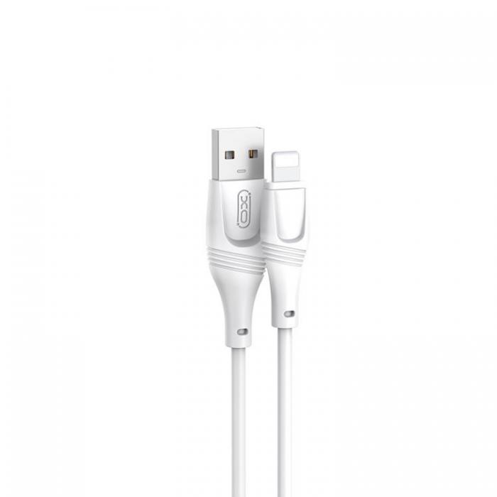 XO - XO USB-A Till Lightning Kabel 1m 2.4A NB238 - Vit