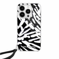 KARL LAGERFELD - Karl Lagerfeld iPhone 15 Pro Max Mobilskal IML Zebra Pattern