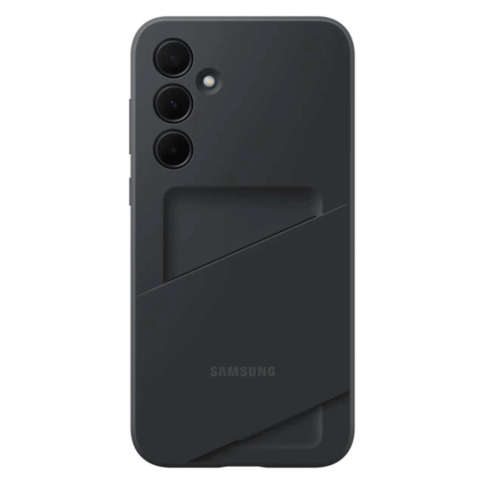 Samsung - Samsung Galaxy A35 Mobilskal Korthllare - Svart