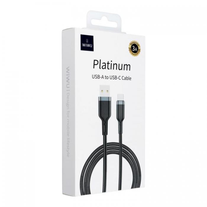 WIWU - WiWU Platinum Series Data Cable Wi-C019 USB A to USB C 3A 1,2m