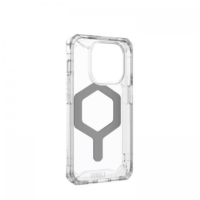 UAG - UAG iPhone 15 Pro Mobilskal Magsafe Plyo - Ice/Silver