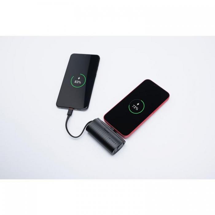 Forcell - Forcell Powerbank 5000 mAh Lightning PD 20W F5K3 F-ENERGY - Svart