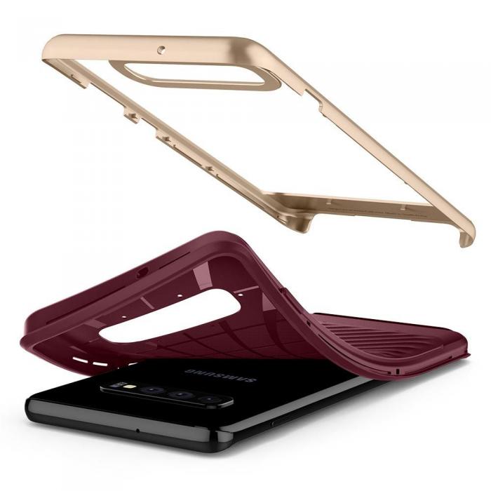 UTGATT5 - Spigen Neo Hybrid Galaxy S10 + Plus Burgundy