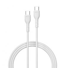 Devia - Devia USB-C Till USB-C Kabel 3A 1m Kintone EC151 - Vit