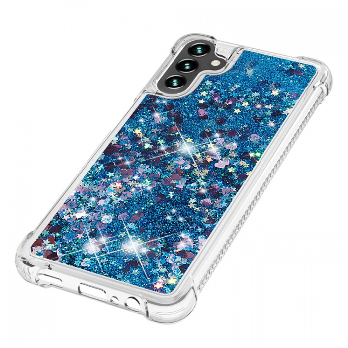 A-One Brand - Galaxy A54 5G Mobilskal YB Quicksand Glitter TPU - Bl