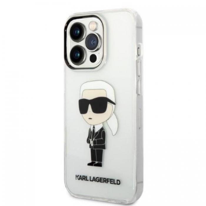 KARL LAGERFELD - Karl Lagerfeld iPhone 14 Pro Skal IML NFT Ikonik - Transparent