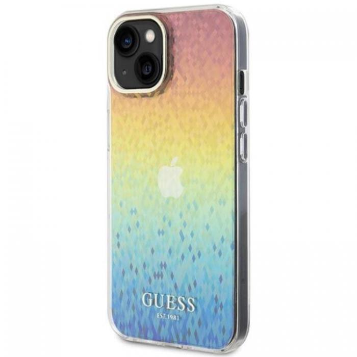 Guess - Guess iPhone 15 Mobilskal IML Mirror Disco Iridescent - Flerfrgad