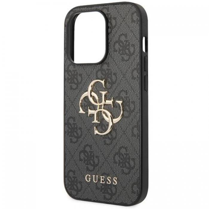 Guess - Guess iPhone 15 Pro Mobilskal Big Metall Logo - Gr