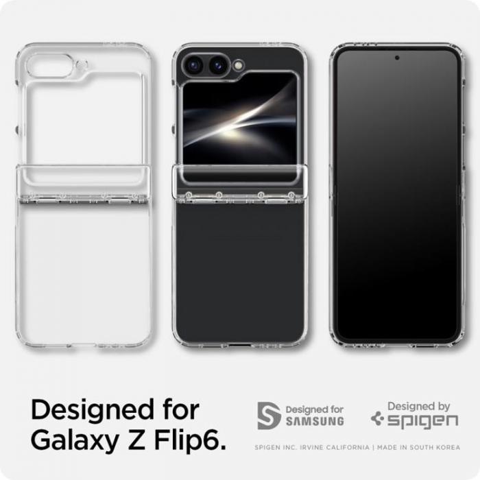 Spigen - Spigen Galaxy Z Flip 6 Mobilskal Ultra Hybrid Pro - Crystal Clear