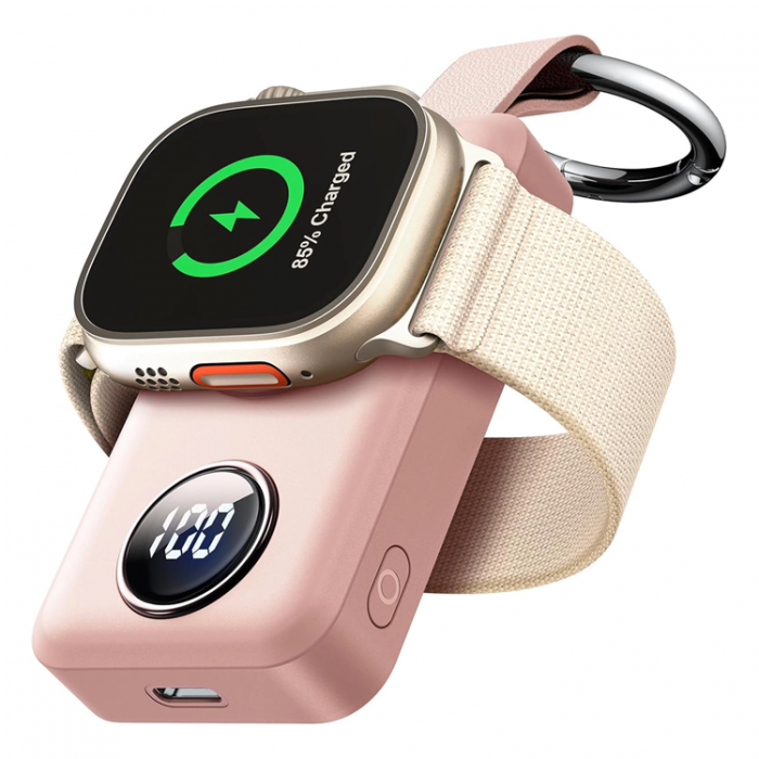 Joyroom - Joyroom Powerbank Trdls 2000mAh 3W Fr Apple Watch - Rosa