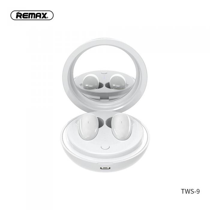 Remax - REMAX Trdl Stereo Hrlurar TWS-9 - Vit